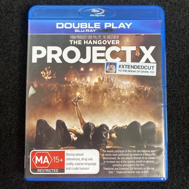 PROJECT X | Blu-ray + DVD (Blu-ray, 2012) $4.95 - PicClick AU