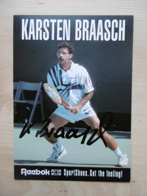 Karsten Braasch Autogramm signed 10x15 cm Postkarte