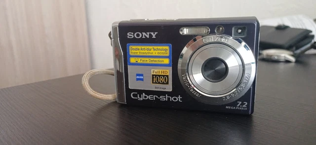 SONY CYBER-SHOT DSC-W55 Appareil Photo Numérique Noir EUR 150,25 - FR