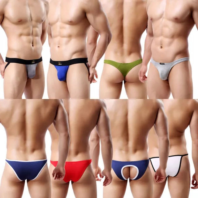 Modal Sexy Boxers Underwear Men's Underpants Briefs Shorts G-string Jockstrap