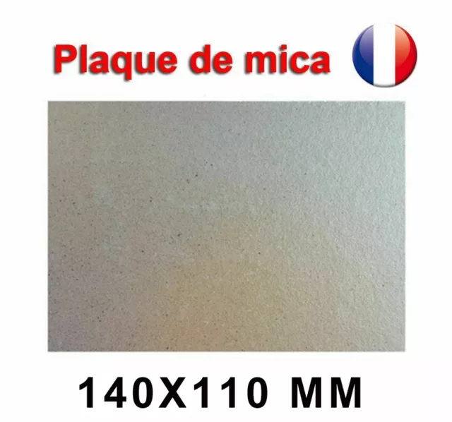 Plaque de Mica  à découper Pour Four Micro-Ondes Universelle 140X110 mm France
