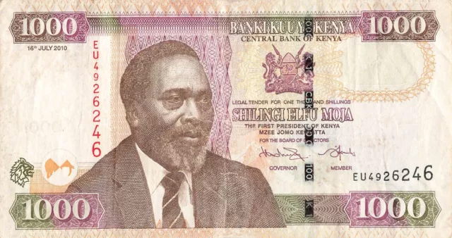 Kenya 1000 Shillings 2010