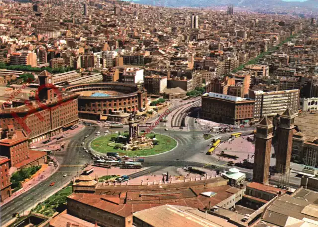 Picture Postcard; Barcelona, Plaza De Espana