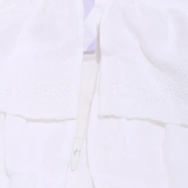 0153I vestito bianco  bimba BURBERRY BABY lino vestitino abito dresses kids 3
