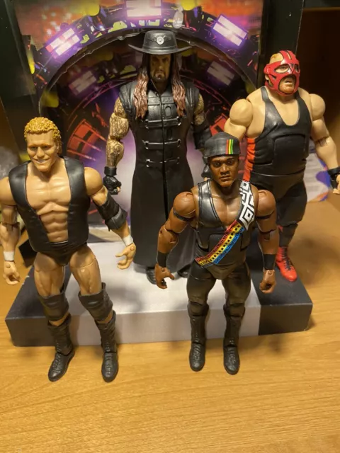 WWE Elite Legends Lot Vader Farooq Undertaker Sid Figure Final For 1997