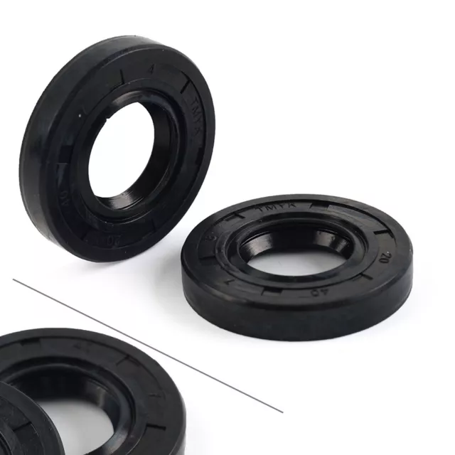 2PCS Black Crankshaft Oil Seals For Yamaha PW50 PY50 Dirt Bike Motorcycle