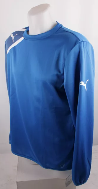 PUMA Kinder Sweatshirt Spirit Sweat Blau/Weiß 176