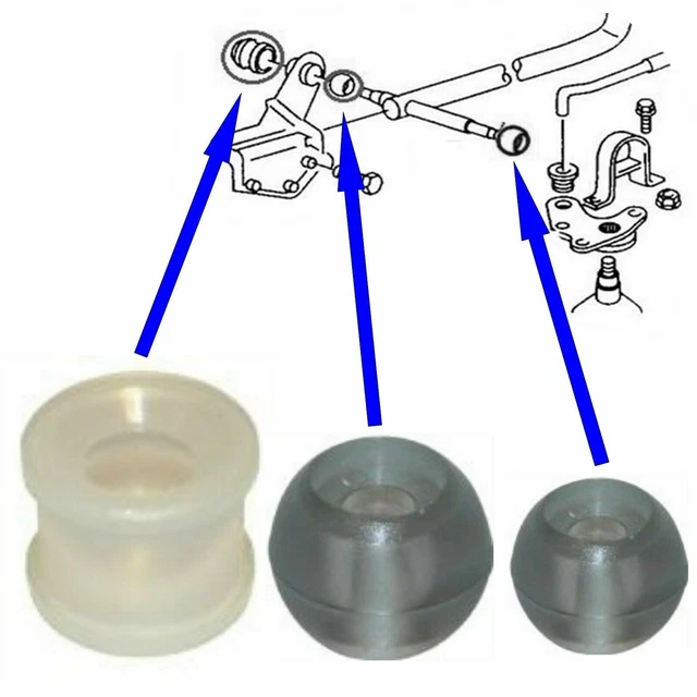 VW T4 GEAR Linkage Selector Bush Repair Kit Transporter & Caravelle Shift Rod £13.20 PicClick UK VW T4 GEAR Linkage Selector Bush Repair Kit Transporter & Caravelle Shift Rod £13.20 PicClick UK