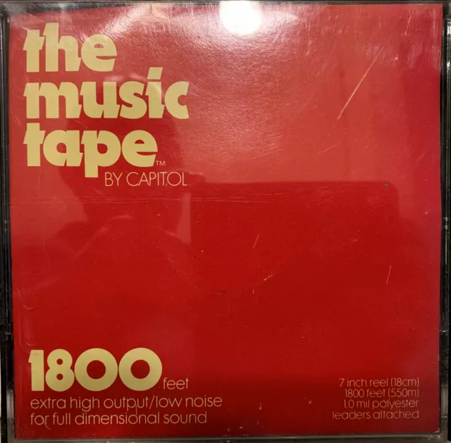 AUDIOTAPE / CAPITOL High Performance Tape, LP, 7 Reel, 1800 ft. $8.95 -  PicClick