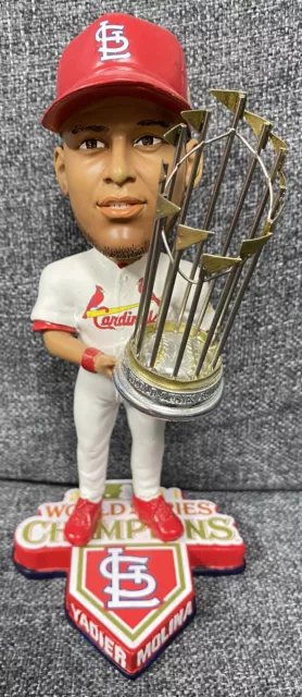 Yadier Molina St. Louis Cardinals 2011 World Series Champions Bobblehead L@@K