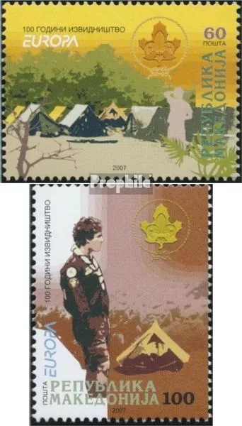 Briefmarken Makedonien 2007 Mi 430-431 postfrisch Rotary International