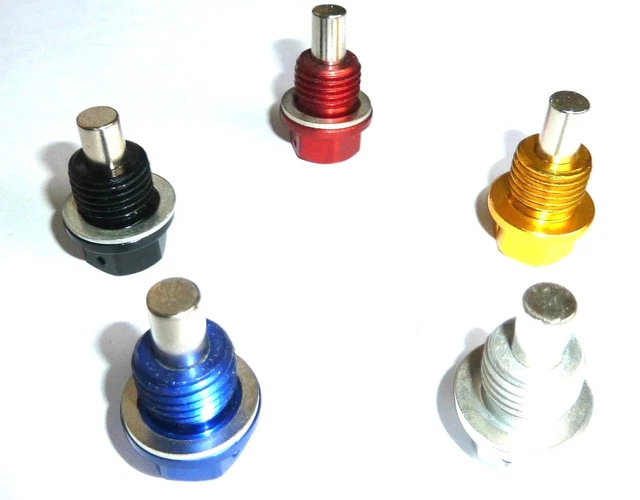 Accessoire Entretien Voiture Magnétique M14x1.5 - Acier Inoxydable Avec Joint Cuivre - Pour Moteur Voiture Bouchon Vidange