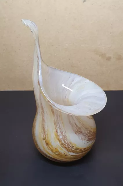 Pretty Alum Bay Glass "Jack In The Pulpit" Vase - Home Decor Glass Ornament