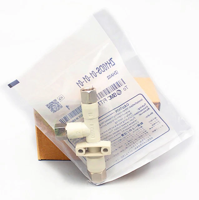 SMC ZH05DS-01-01-01 Vacuum Ejector, Bracket Mount, 0.5mm Nozz