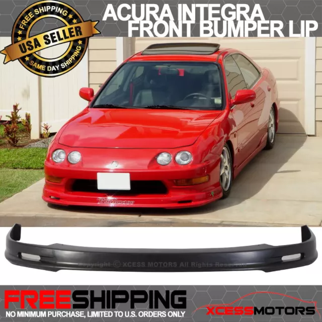 Fits 98-01 Acura Integra DC2 Mugen Style Unpainted Front Bumper Lip Spoiler PP
