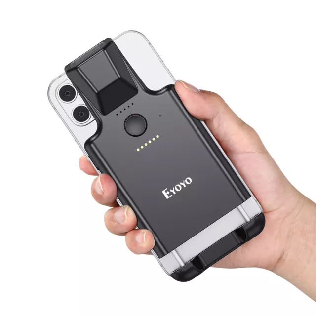 Eyoyo QR Code Scanner Bluetooth Back Clip Wireless 1D 2D UPC ISBN Inventory Scan 2