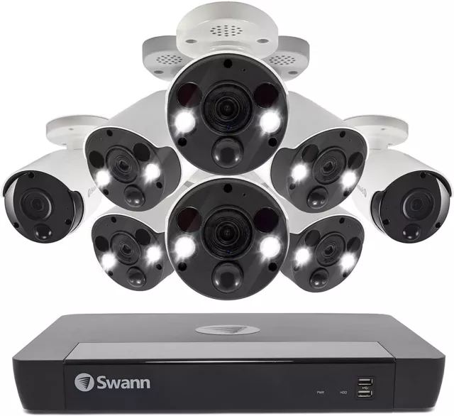 Swann Nvr 8580 16 Canal CCTV Sécurité Système 4K 2TB NHD-887 Caméra 1686802B6FB