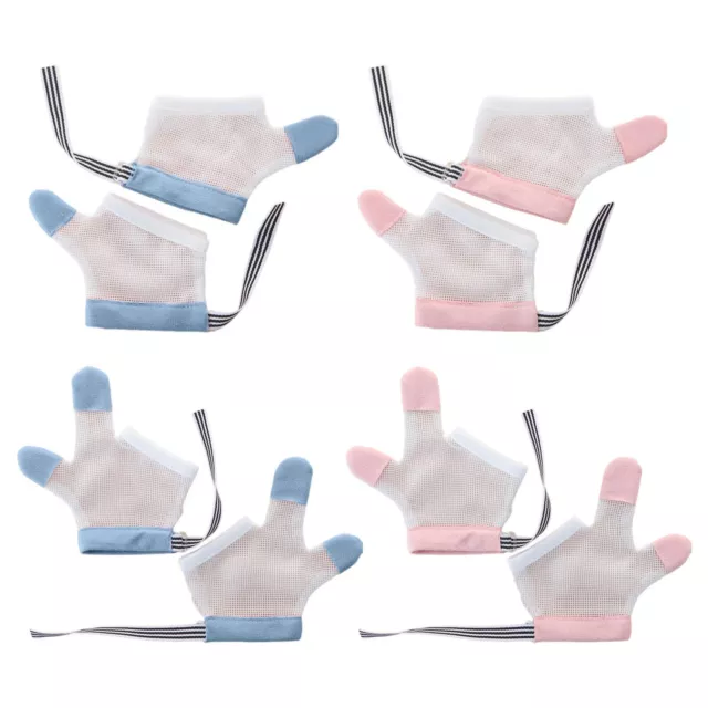 1 Pair Baby Kids Bite-Resistant Thumb Guard Stop Thumb Sucking & Nail Biting