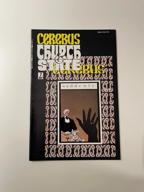 Cerebus #7 Church and State 1991 Aardvark Vanaheim Reprint Comic Book  FN/VF