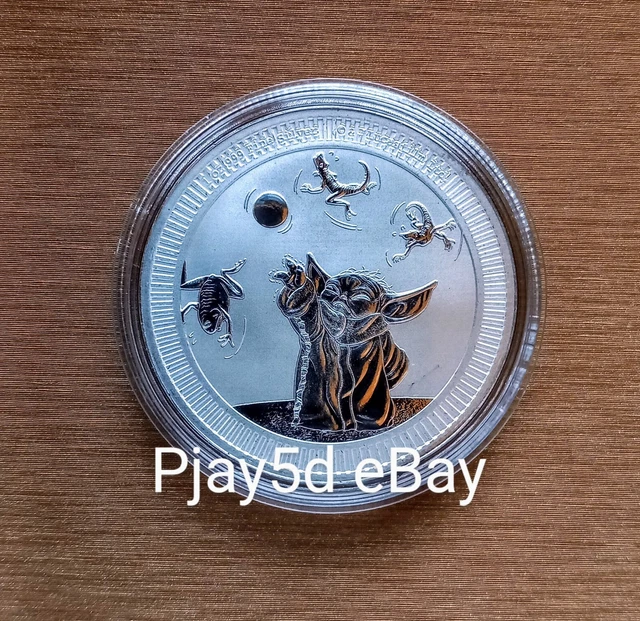 2024 GROGU BABY Yoda 1oz Silver Bullion coin in capsule Nuie £38.99 ...