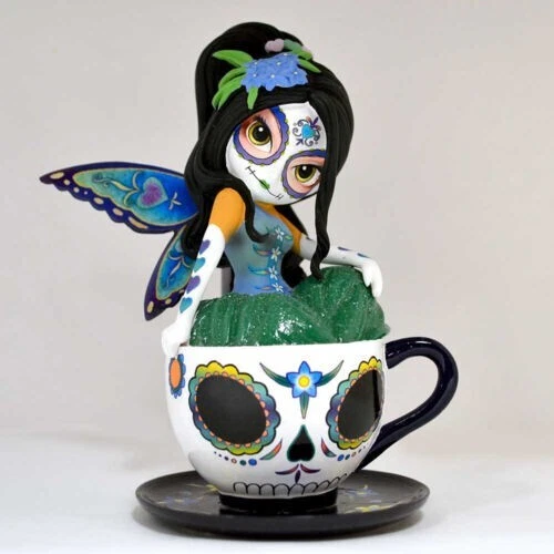 Jasmine Becket-Griffith JBG VIRTUOUS VERONICA Teacup Fairy Figurine NEW Jasmine Becket-Griffith JBG VIRTUOUS VERONICA Teacup Fairy Figurine NEW