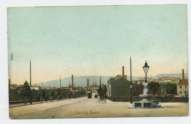 Savile Town Dewsbury Yorkshire Vintage Postcard S16