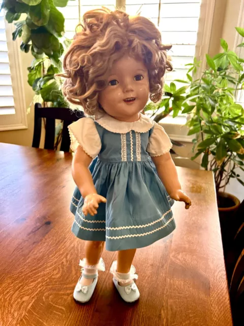 Vintage 1930's 20 inch Composition Shirley Temple Doll