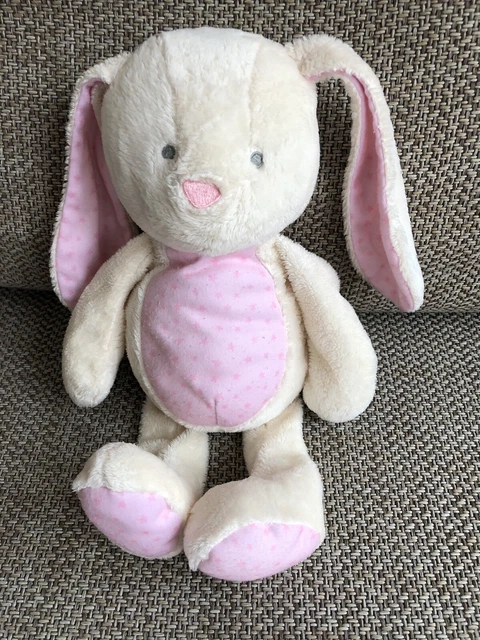 TESCO CAROUSEL PINK Cream Bunny Hug Toy Comforter 24.99 PicClick UK