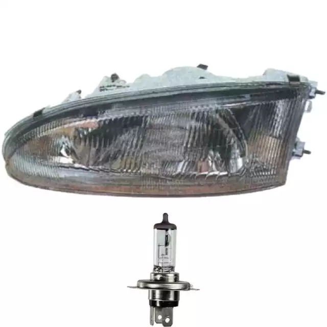 Faro Izquierdo para Mitsubishi COLT Tipo CA0 Año Fab. 92-96 Incl. Osram Lámparas