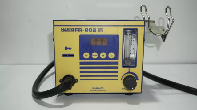 Hakko FR-802 FR802 SMD Rework Station Tested Working, Key Is Missing