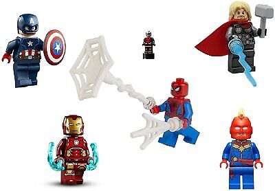 LEGO Super Héros Avengers Lot Captain America Spiderman Capitaine Thor Iron Man