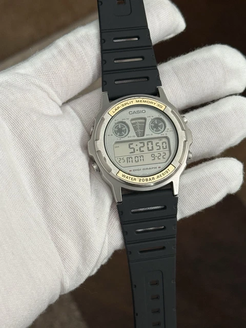 RARE VINTAGE CASIO Digi Graph DW-3300 Men’s Digital Sports Watch JDM ...