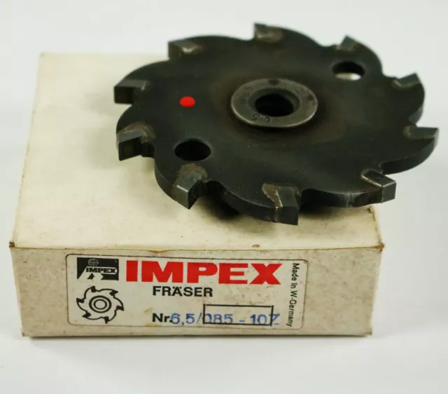 Fresadora de metal duro Impex para fresadora de pared no 6,5/085-107 nueva Hecho en Alemania Fresadora de metal duro Impex para fresadora de pared no 6,5/085-107 nueva Hecho en Alemania