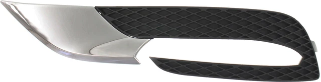 For ENCLAVE 13-17 FRONT FOG LAMP MOLDING LH, Black, w/ Chrome Trim