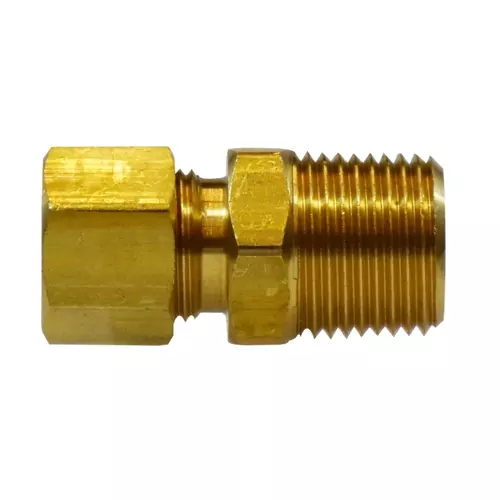 3/16" X 1/8" Comp X Mip Adapter Brass Fittings 18177 (Pack Of 10)