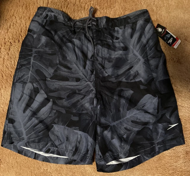 Speedo UV 50+ Turbo Dri Shore Runner Deep Steel Size XL—NWT