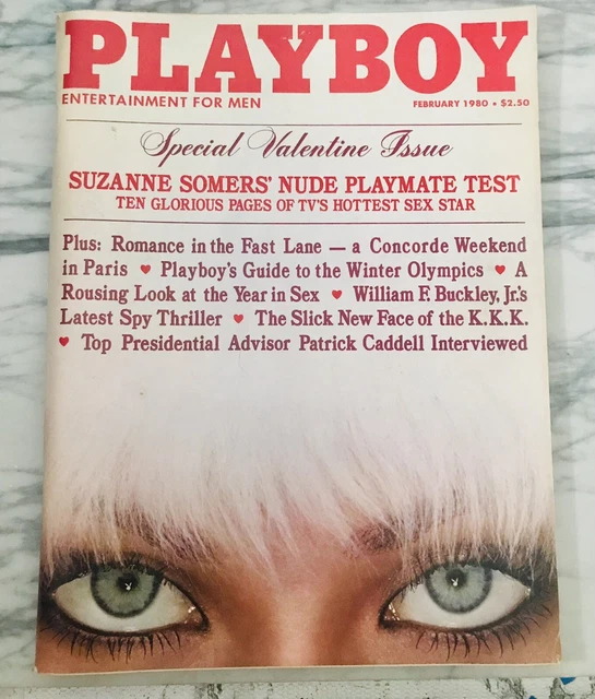 PLAYBOY MAGAZINE ISSUE - SUZANNE SOMERS Nude Playmate Test (February