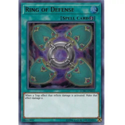 RING OF DEFENSE (LCKC-EN033) - YuGiOh Ultra Rare 1st Ed. Spell