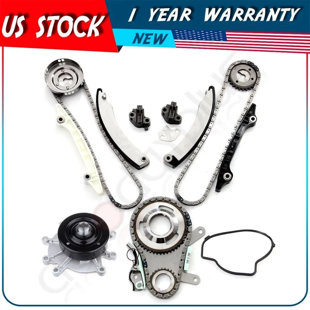 Timing Chain Water Pump Kit for 02-03 Dodge Ram 1500 Jeep Liberty 3.7L SOHC JTEC
