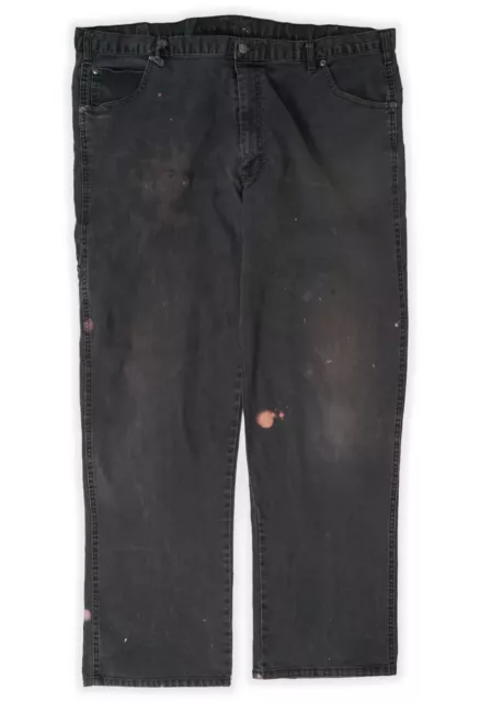 Vintage Dickies Ropa de Trabajo Negro Pantalones - W42 L31