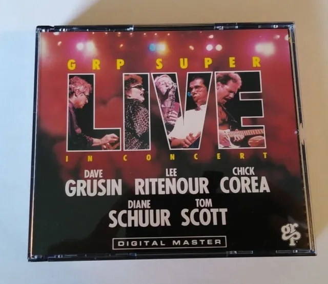 2 CD-Box (Neuwertig!!) GRP Super - Live (Lee Ritenour, Chic Corea, Tom Scott)