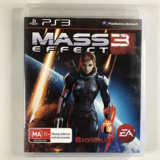 Mass Effect 3 - Playstation 3 PS3 Ea Bioware Psn Pal Action Adventure Video Game