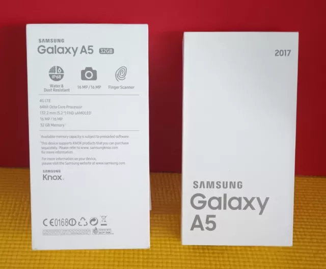 Boîte vide Samsung Galaxy A5 2017 Original en très bon état