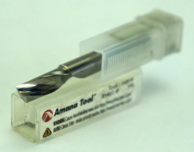 Amana 51402 Carbide CNC Spiral 'O' Flute Aluminum 1/4 x 5/8 Router Bit 1/4 Shank