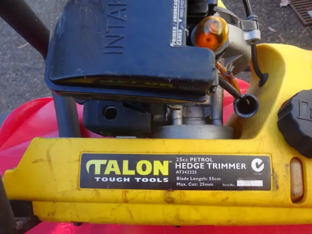 Talon 25Cc Petrol Hedge Trimmer At342225--Not Working--Fuel Line Disintegrated 3