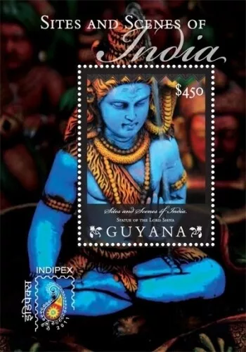 Guyana 2011 - Indipex Scenes Of India - Souvenir Stamp Sheet - Scott #4069 - MNH