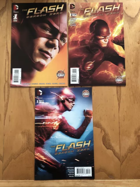 Dc Comics: The Flash Season Zero Issues #1 - #3 2014