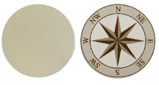 Nautical Compass Metal Golf Ball Marker Disc 25Mm Diameter