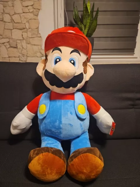 Super Mario Bros Plüschtier Stofftier Kuscheltier xxl Nintendo 90cm Neu