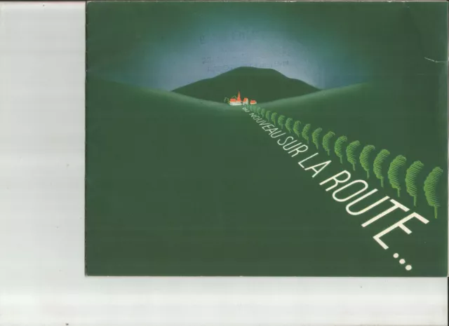 SIMCA FIAT 8 - 1937 ? catalogue brochure dépliant prospectus
